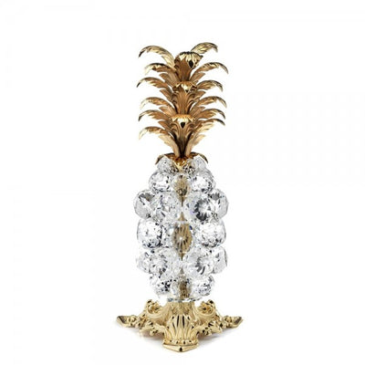 MEDIUM PINEAPPLE IN CRYSTAL, GOLD BRASS-DC5621/OR