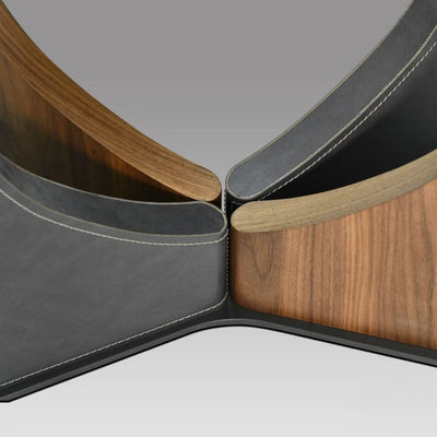 leo marble console table