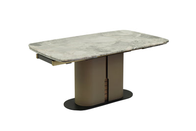 BILLY EXTENDABLE MARBLE TABLE