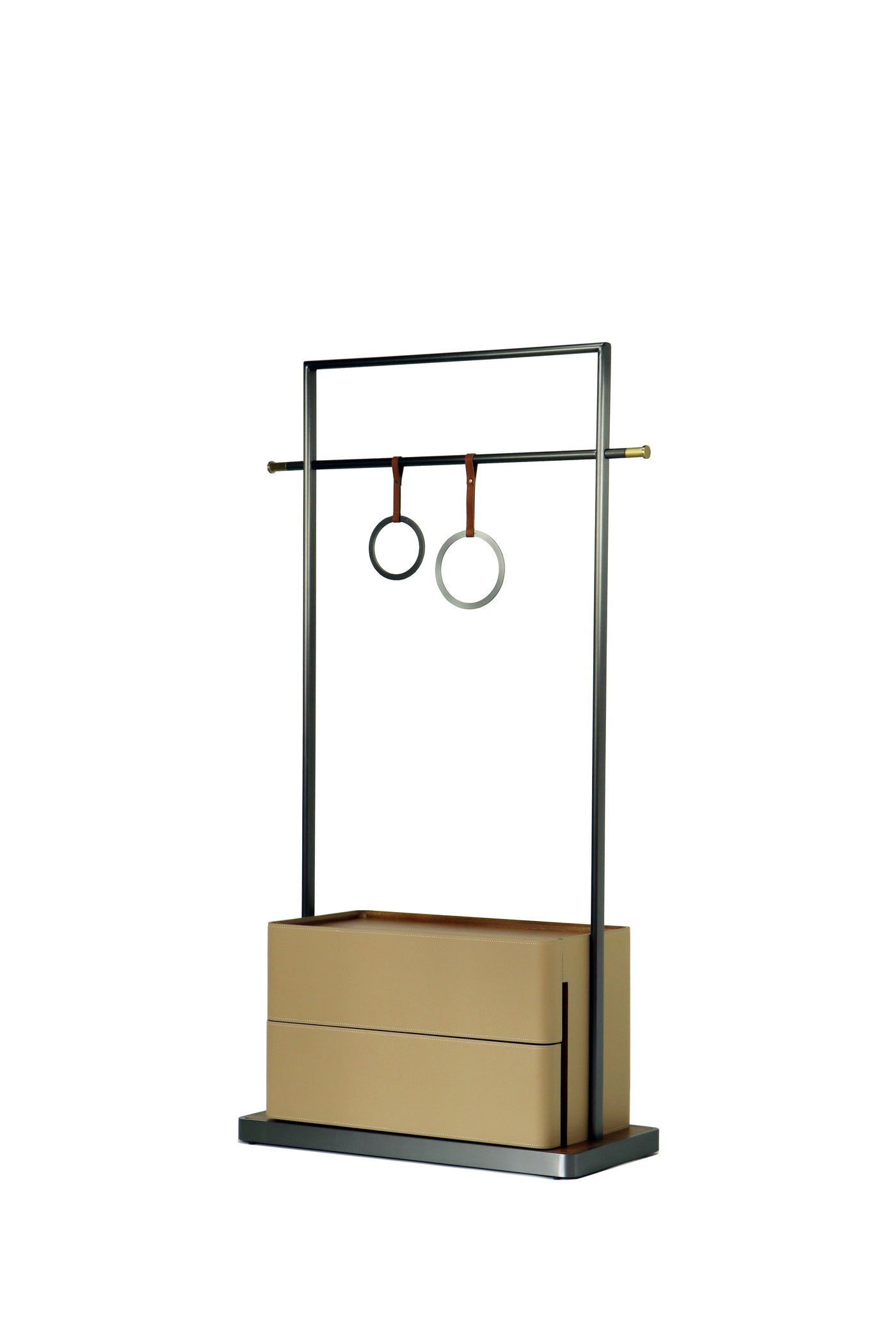 CAGE HANGER W/2 DRAWERS