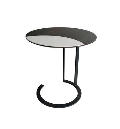 Carson Ceramic/wood top metal stand