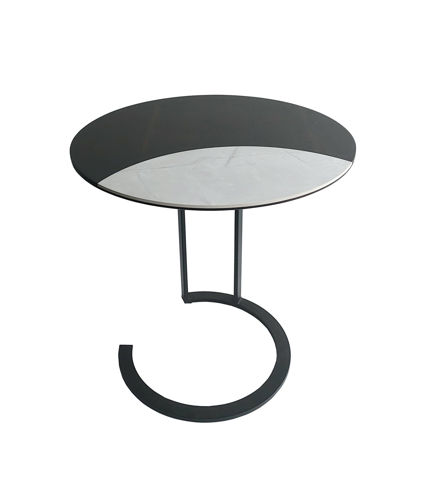 Carson Ceramic/wood top metal stand