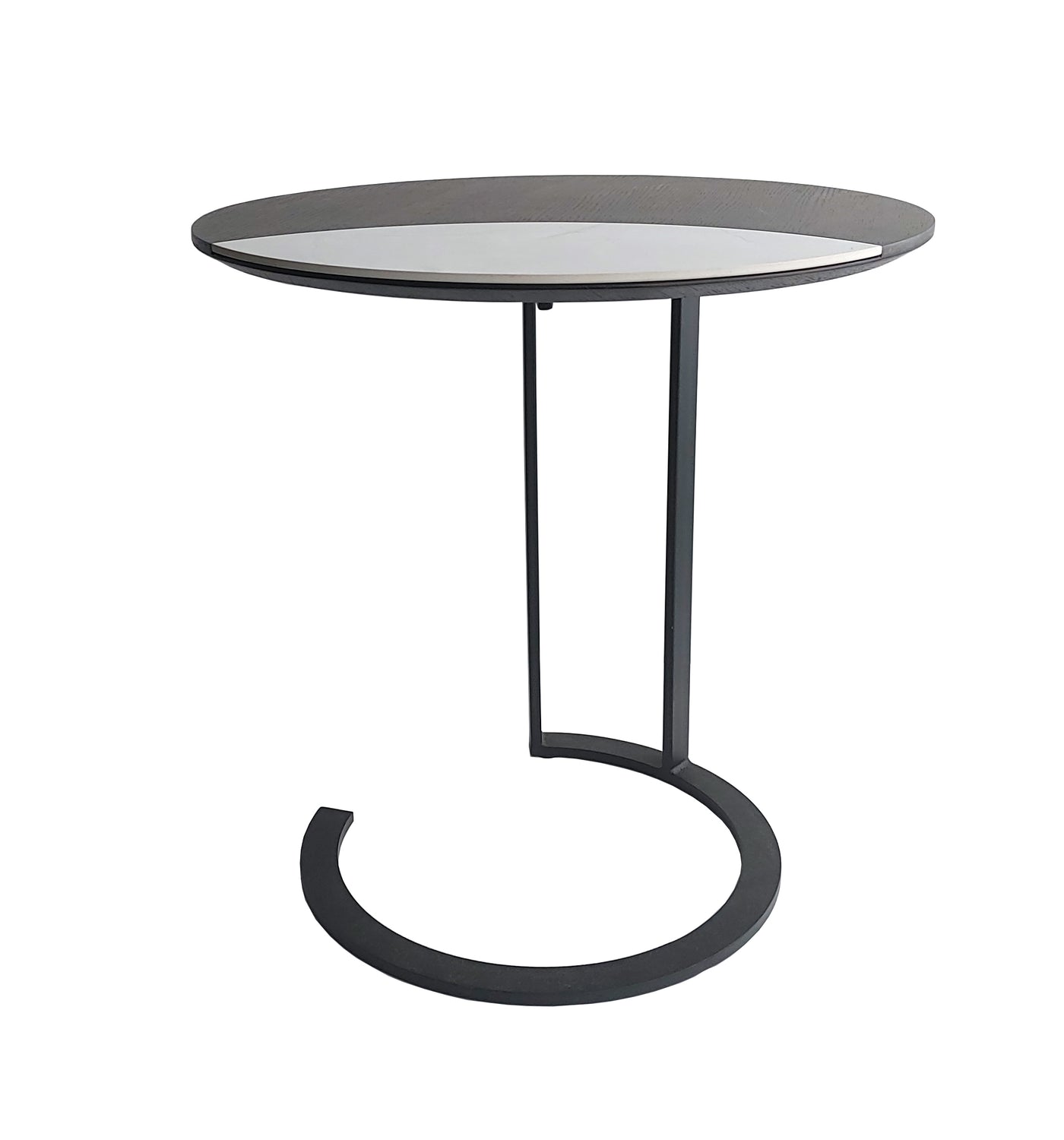 Carson Ceramic/wood top metal stand
