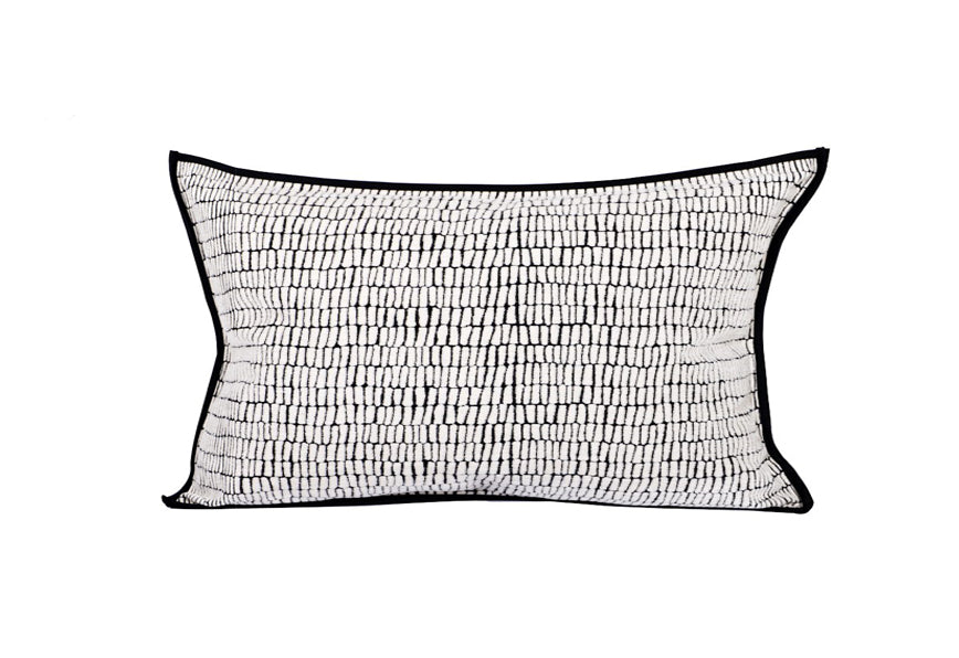 Black and White Small Cushion Cover-30x50CM